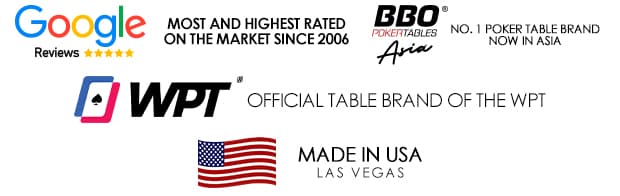 Official Poker Table Supplier of the World Poker Tour