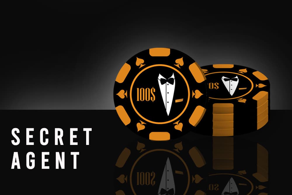 Secret Agent Poker Chipset