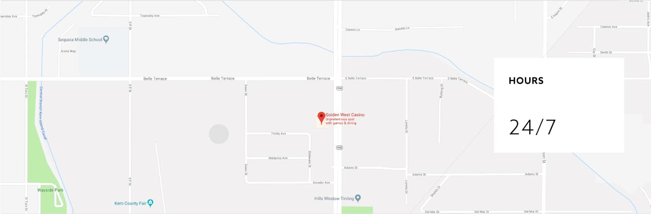 Golden West Casino location