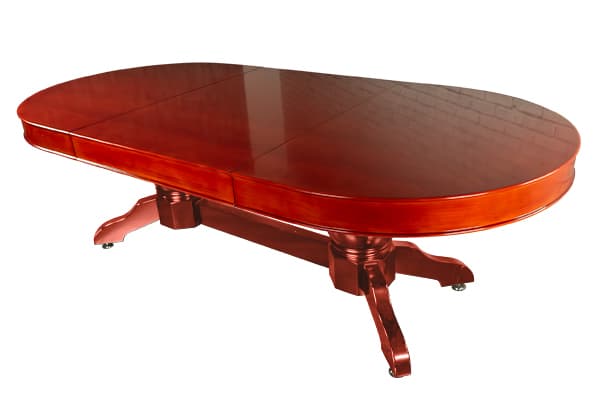 3-Leaf Oval Dining Top - Dark Mahogany