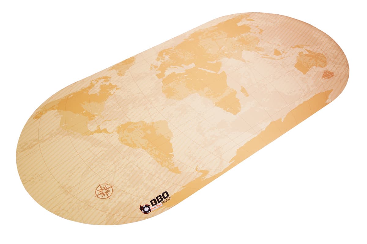 Bbo Poker Mat - World Traveler